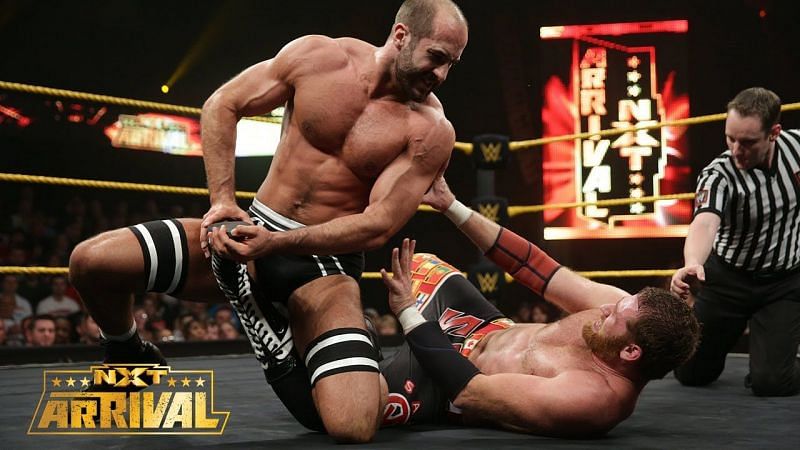 Image result for cesaro vs sami zayn